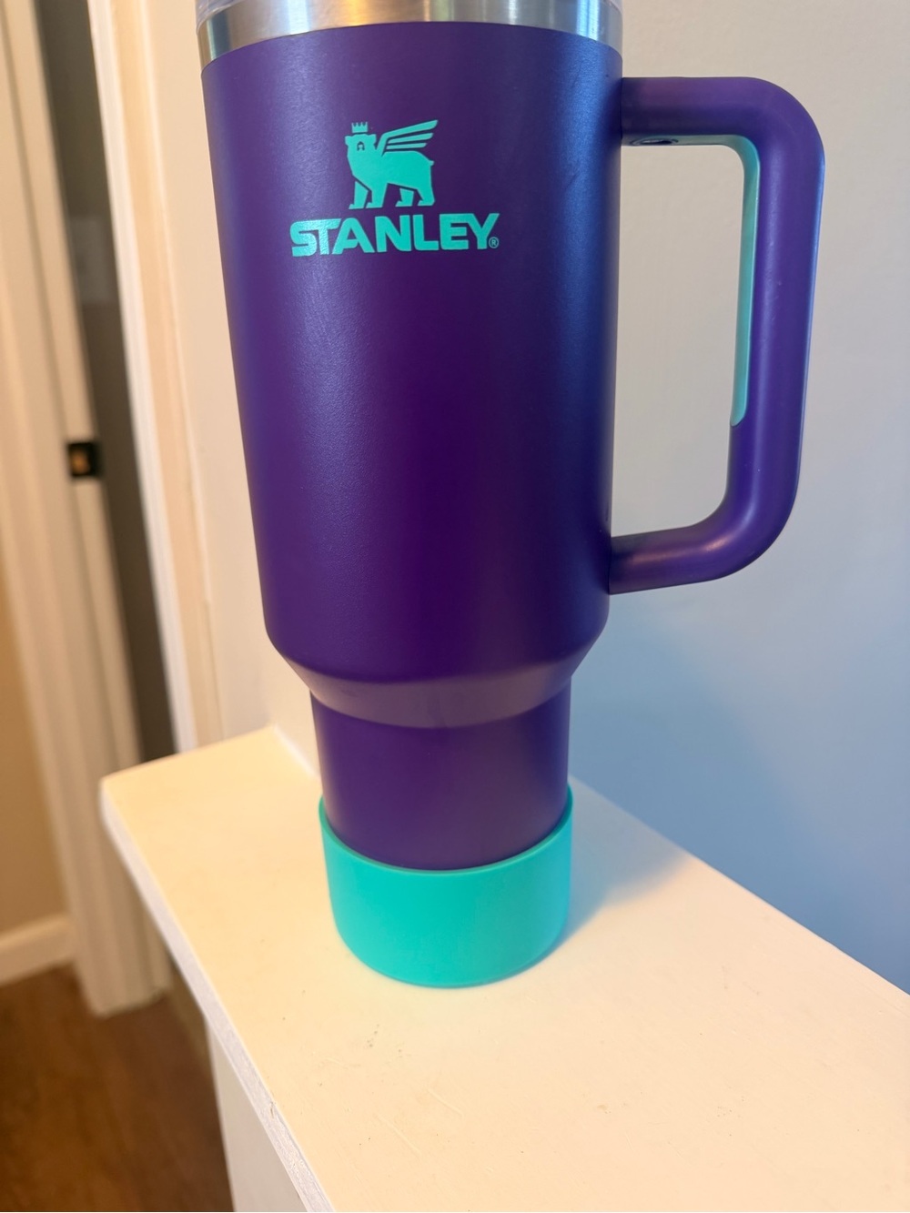 Stanley Purple & Teal Insulated Travel Mug with Handle, 40oz